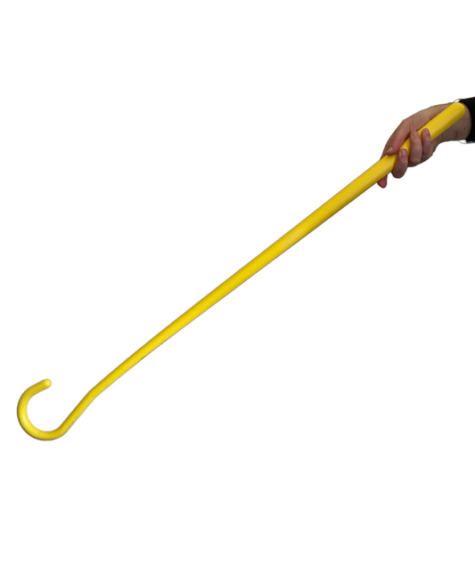 Plastic Shepherds Crook - Yellow
