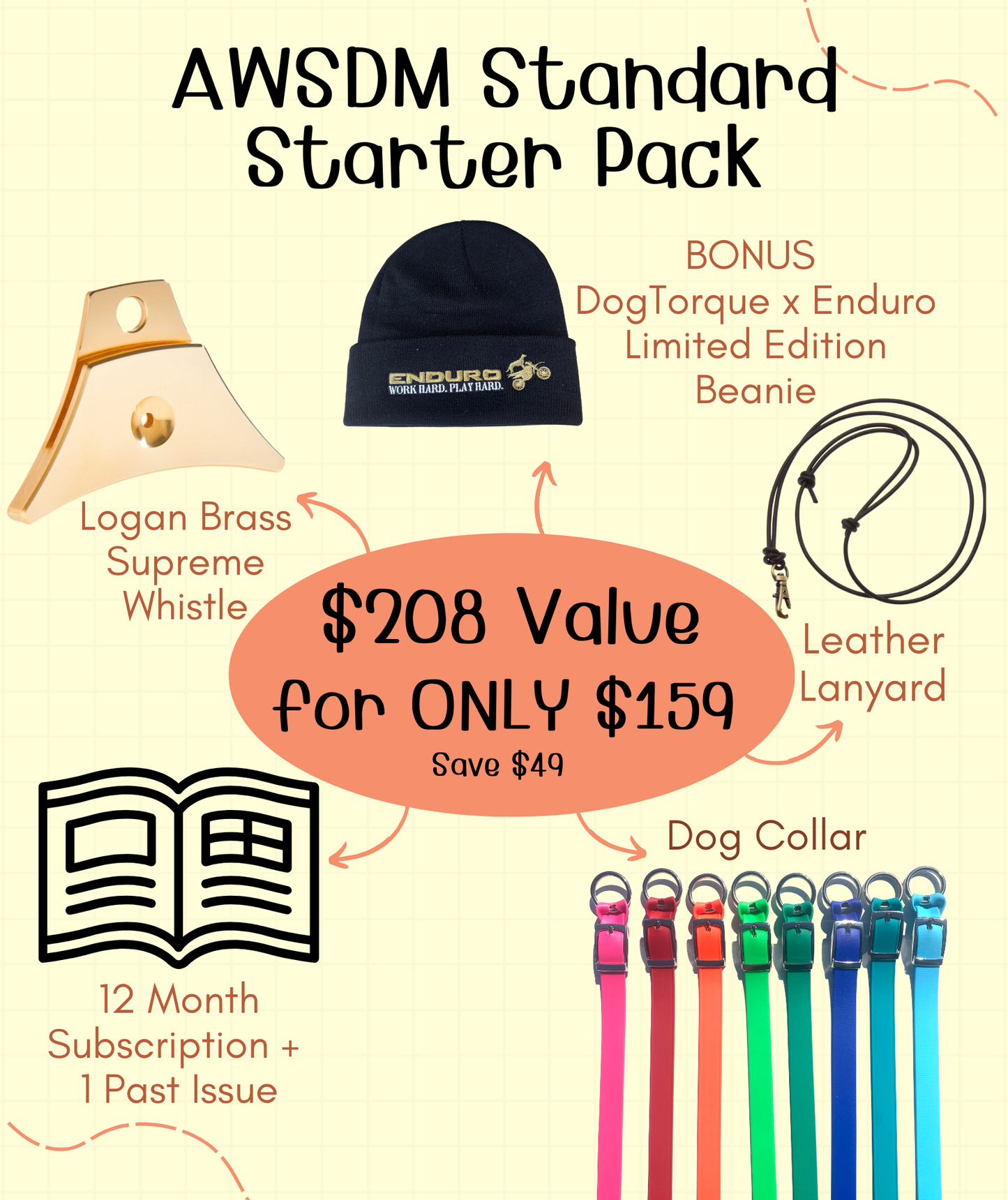 AWSDM Standard Starter Pack - $204 value - BONUS LIMITED EDITION BEANIE
