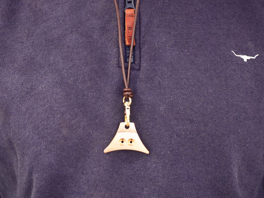 Adjustable Leather Lanyard